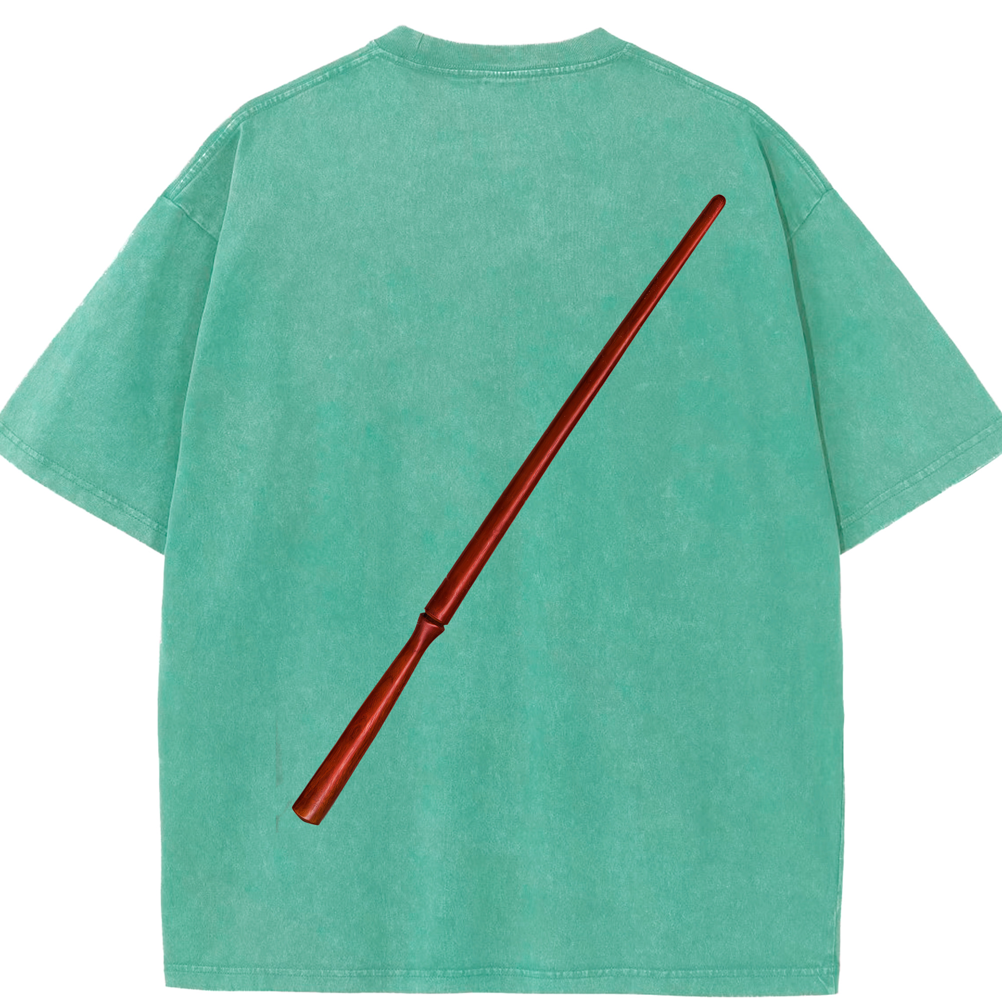 （画像用） Harry Potter ハリー・ポッターシリーズ 綿100% ヴィンテージ風 半袖Tシャツ（背面プリント）
